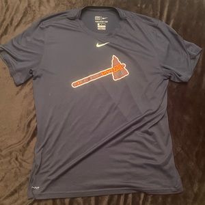 Atlanta Braves Tomahawk Athletic Tee (Unworn)
